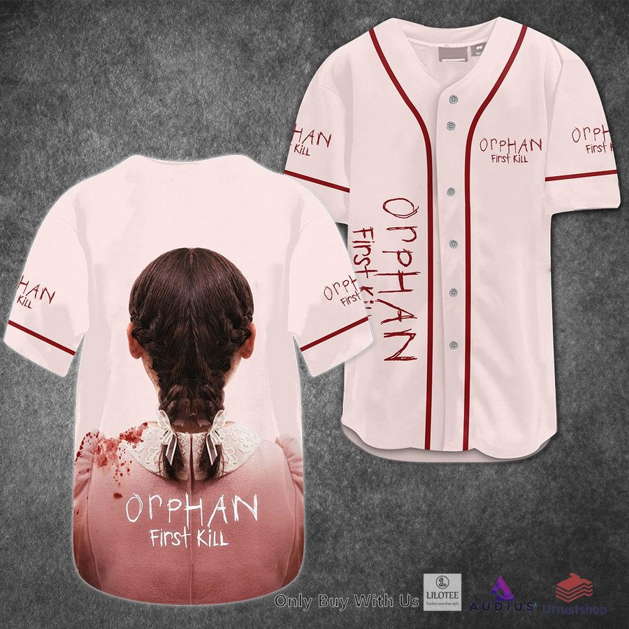 orphan first kill horror movie baseball jersey 1 14096