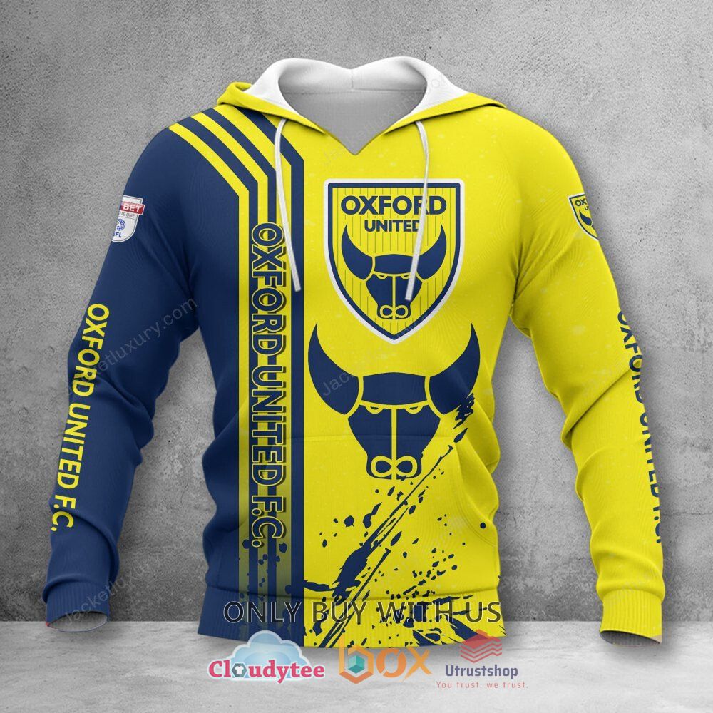 oxford united f c 3d shirt hoodie 2 38792