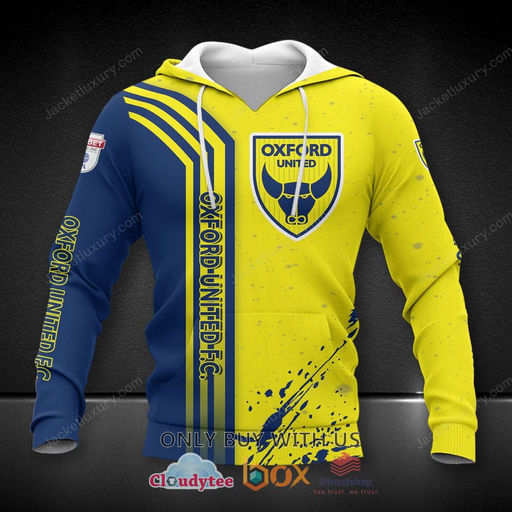 oxford united f c navy yellow 3d shirt hoodie 2 69238