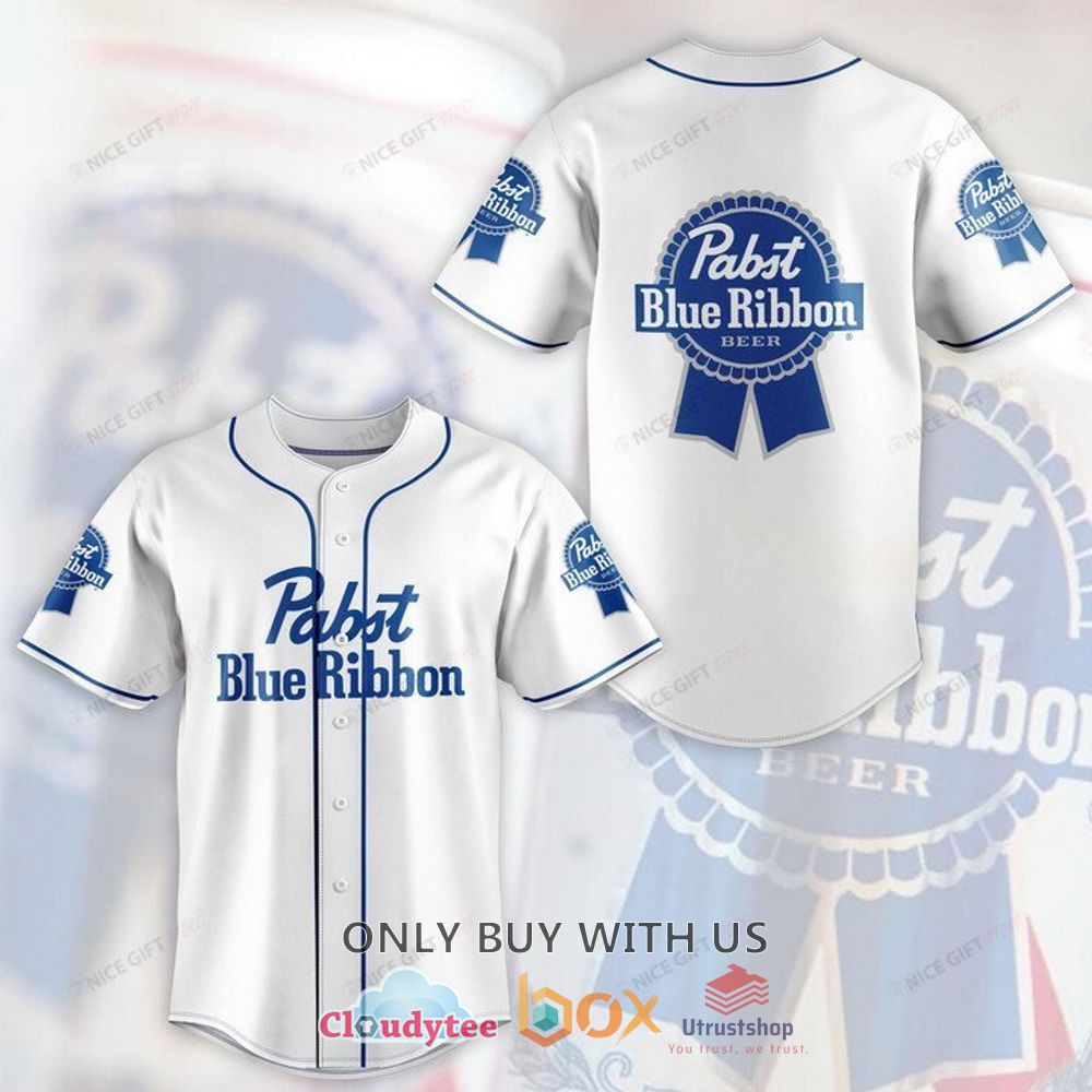 pabst blue ribbon baseball jersey shirt 1 40510