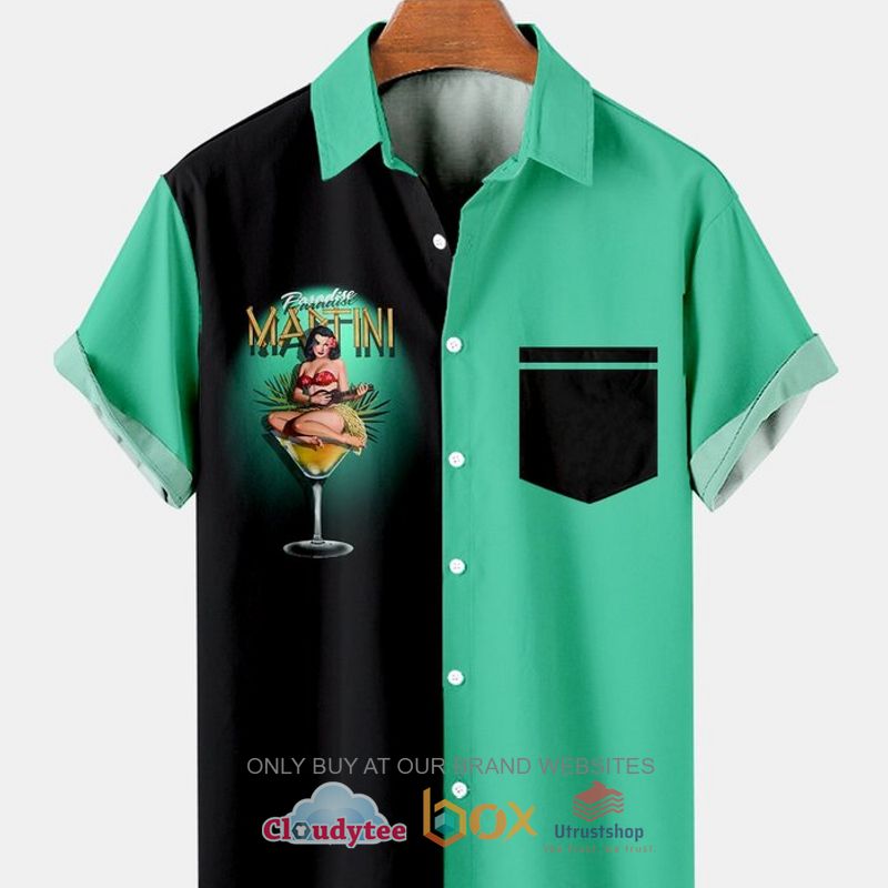 paradise martini cocktail hawaiian shirt 1 25346