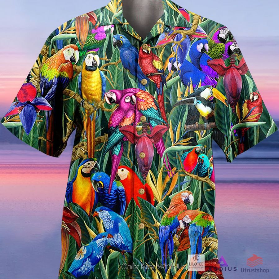 parrot print retro breathable hawaiian shirt 1 76958