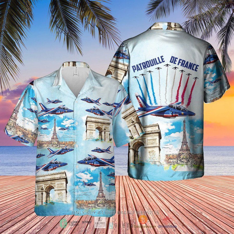 patrouille de france faf air show short sleeve hawaiian shirt 2 86090