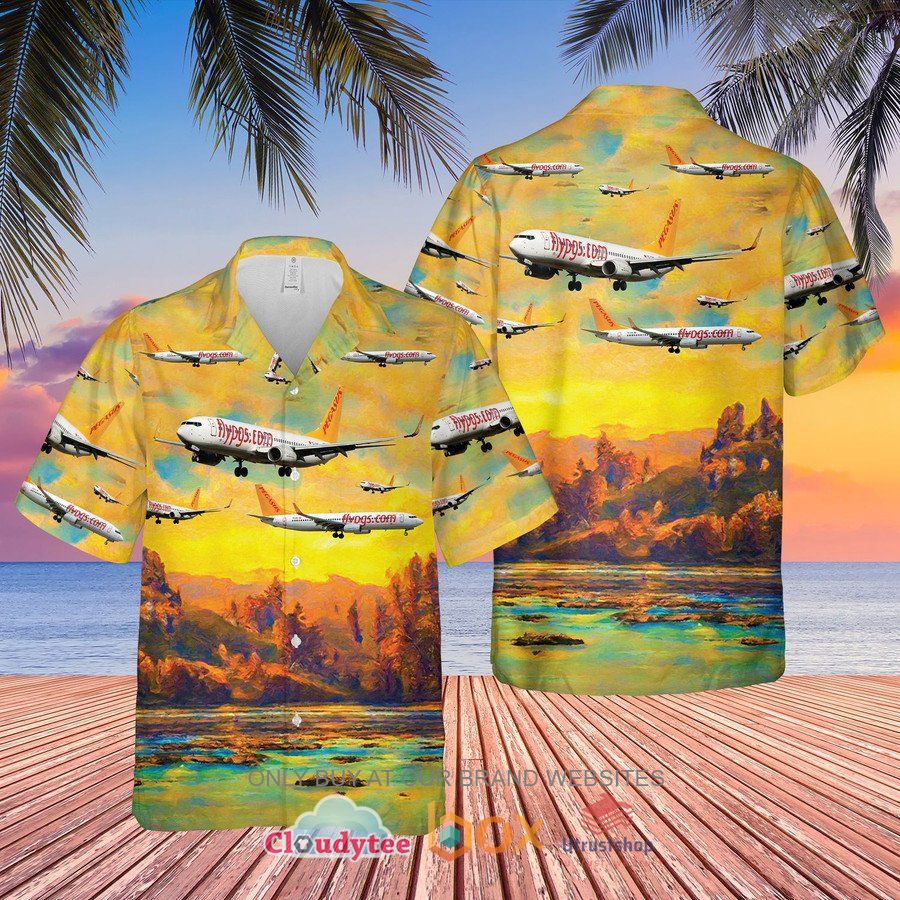 pegasus airlines boeing 737 800 hawaiian shirt 1 40893