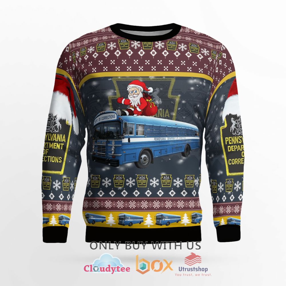 pennsylvania department of corrections christmas sweater 2 7040