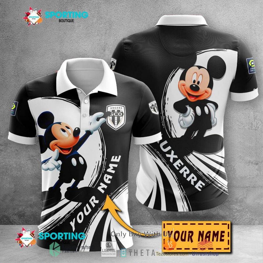 personalized angers sco mickey mouse ligue 1 3d hoodie shirt 1 72460