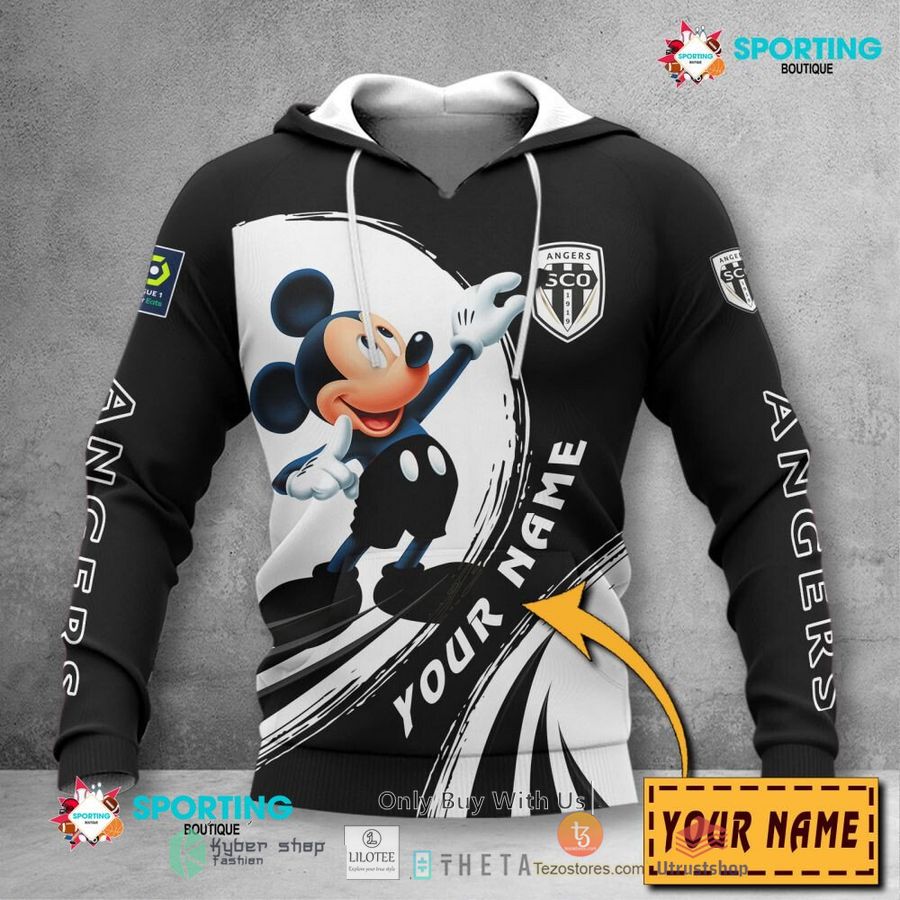 personalized angers sco mickey mouse ligue 1 3d hoodie shirt 2 98639