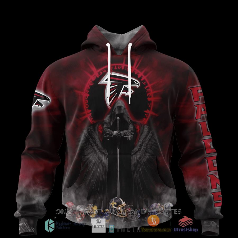 personalized atlanta falcons dark angel 3d zip hoodie shirt 1 21321