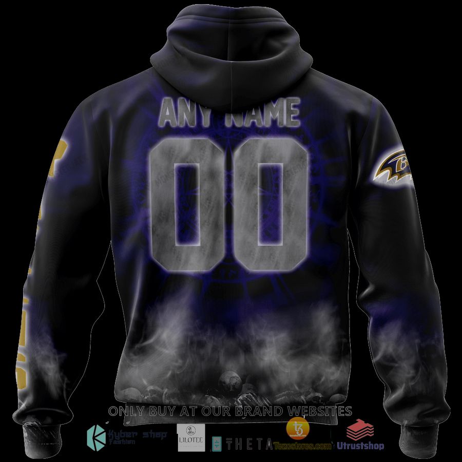 personalized baltimore ravens dark angel 3d zip hoodie shirt 2 90462