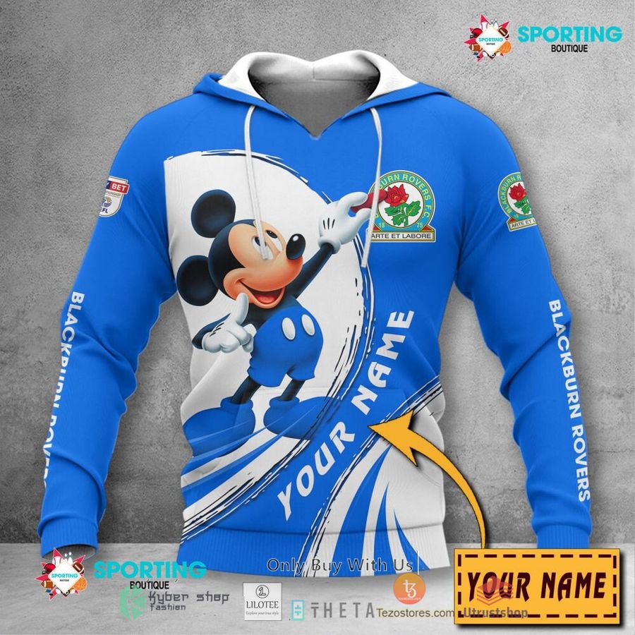 personalized blackburn rovers mickey mouse efl 3d hoodie shirt 2 35236
