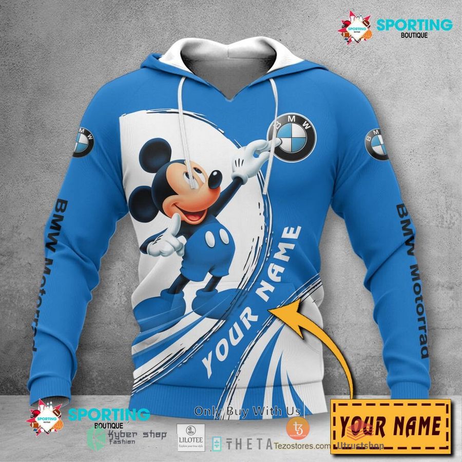 personalized bmw motorrad mickey mouse car 3d shirt hoodie 2 22084