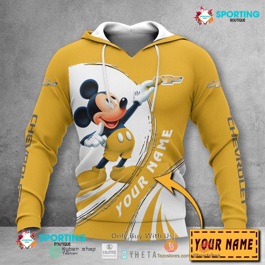 personalized chevrolet mickey mouse car 3d shirt hoodie 2 80603