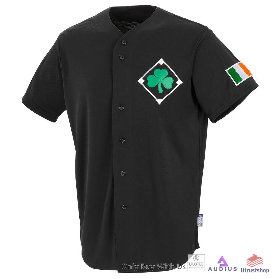personalized clover us flag black baseball jersey 1 43154