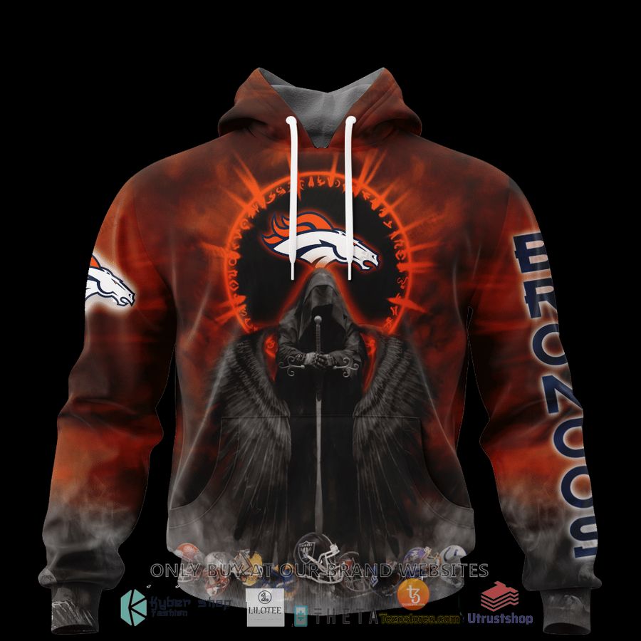 personalized denver broncos dark angel 3d zip hoodie shirt 1 96716