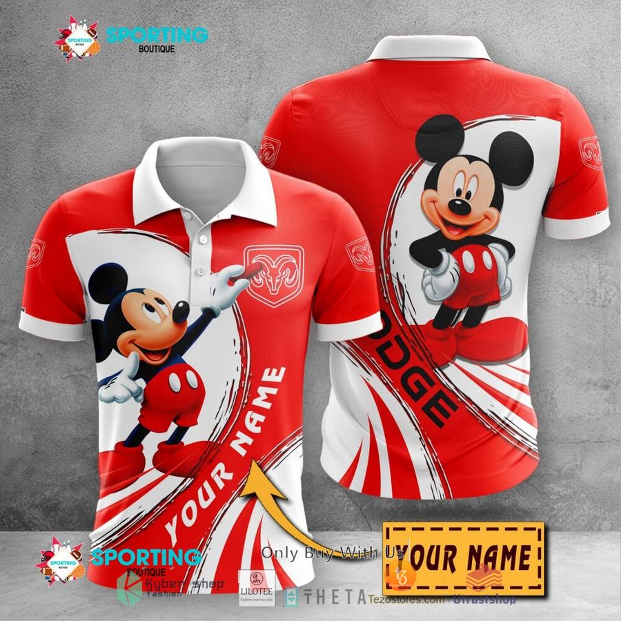 personalized dodge mickey mouse car 3d shirt hoodie 1 40807