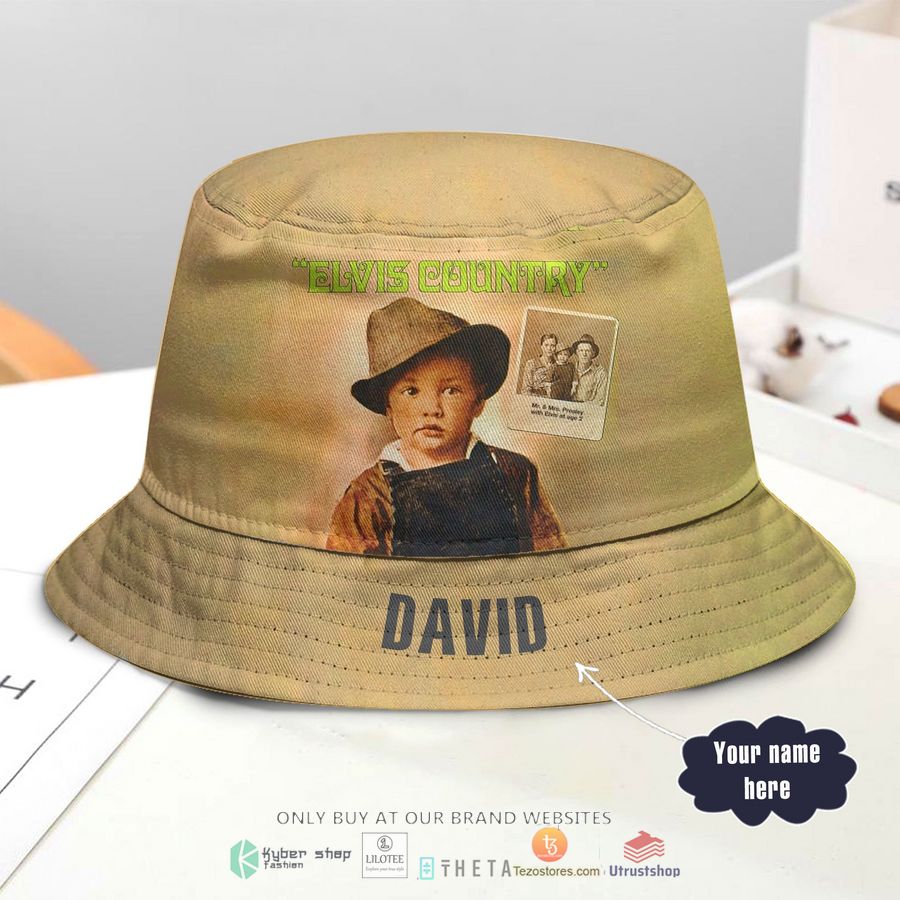 personalized elvis presley country bucket hat 1 92083