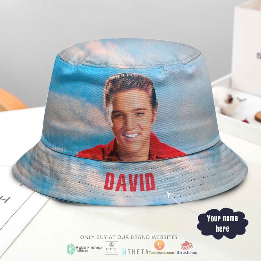 personalized elvis presley for lp fans only bucket hat 1 26273