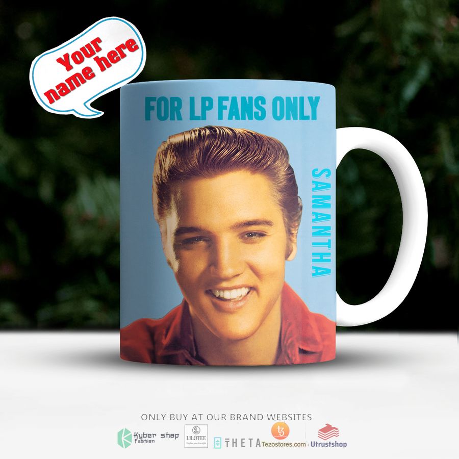 personalized elvis presley for lp fans only mug 1 57875