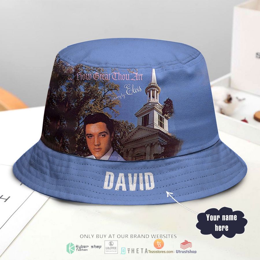 personalized elvis presley how great thou art bucket hat 1 86308
