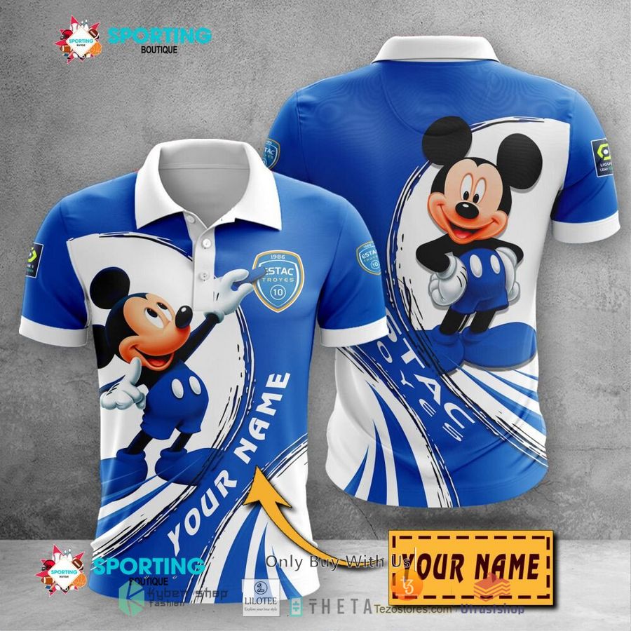 personalized estac troyes mickey mouse ligue 1 3d hoodie shirt 1 36648
