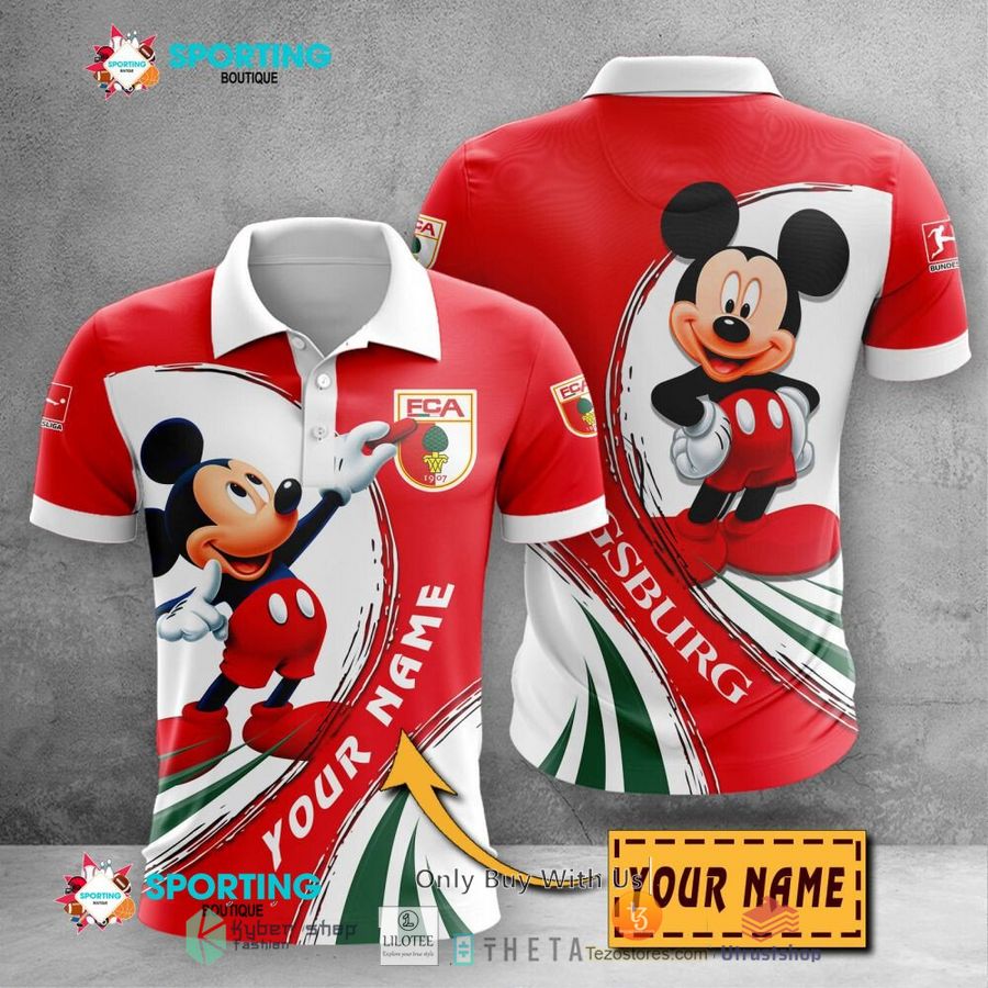 personalized fc augsburg mickey mouse 3d shirt hoodie 1 40976