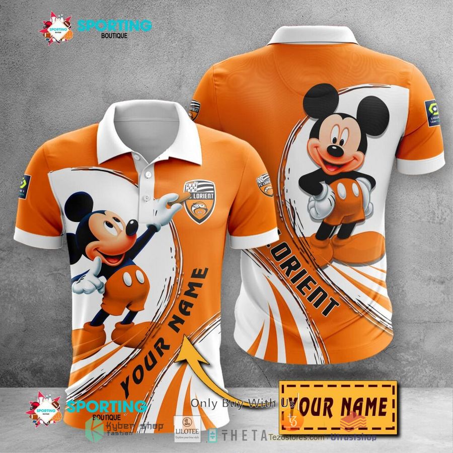 personalized fc lorient mickey mouse ligue 1 3d hoodie shirt 1 34741