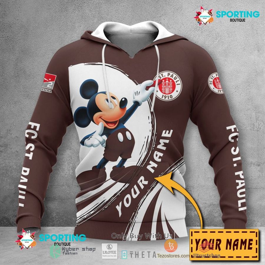 personalized fc st pauli mickey mouse 3d shirt hoodie 2 53351