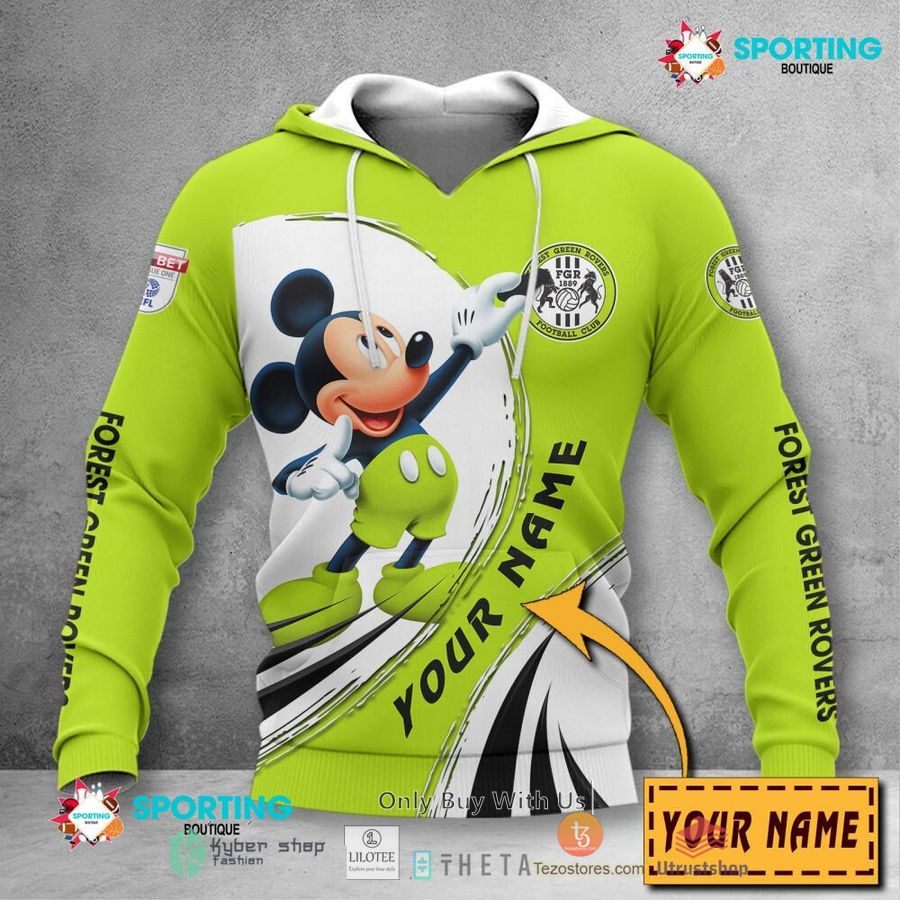 personalized forest green rovers mickey mouse efl 3d hoodie shirt 2 12872