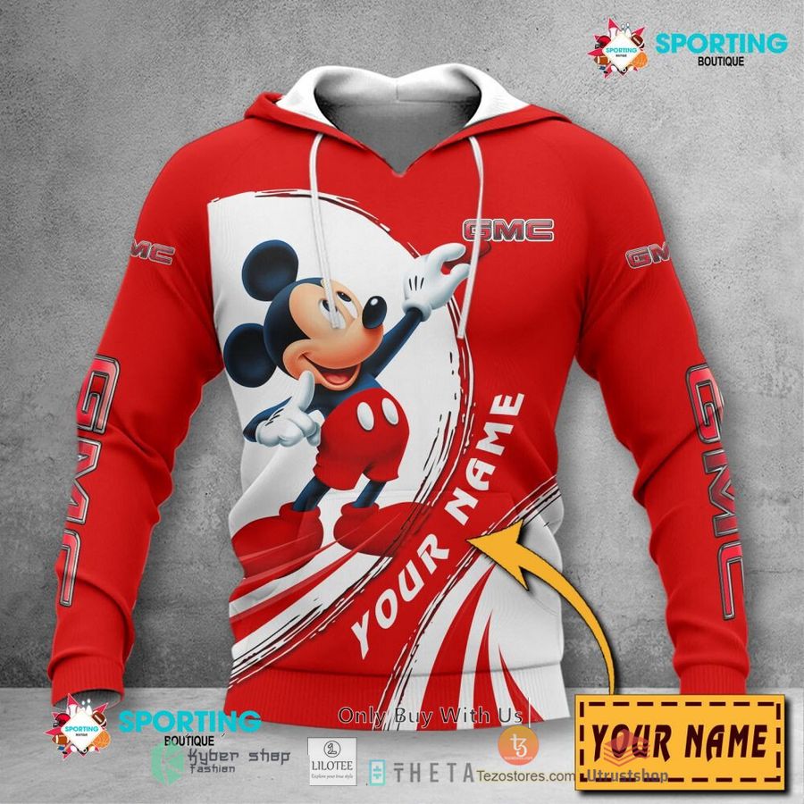 personalized gmc mickey mouse car 3d shirt hoodie 2 13942