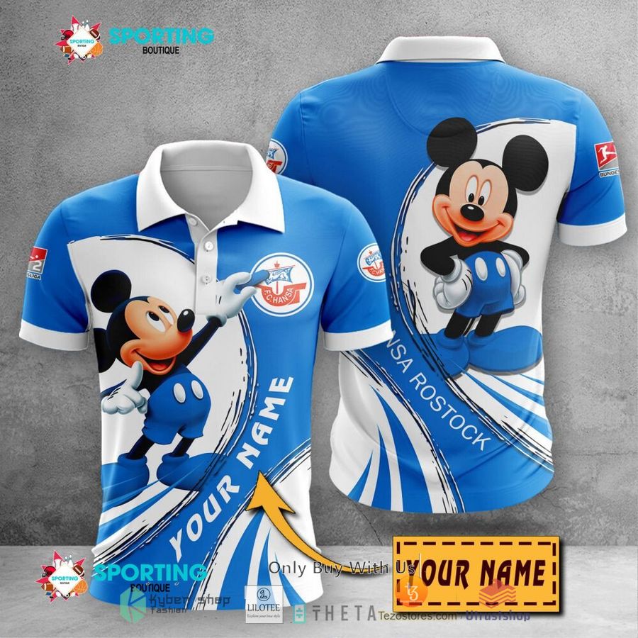 personalized hansa rostock mickey mouse 3d shirt hoodie 1 93600