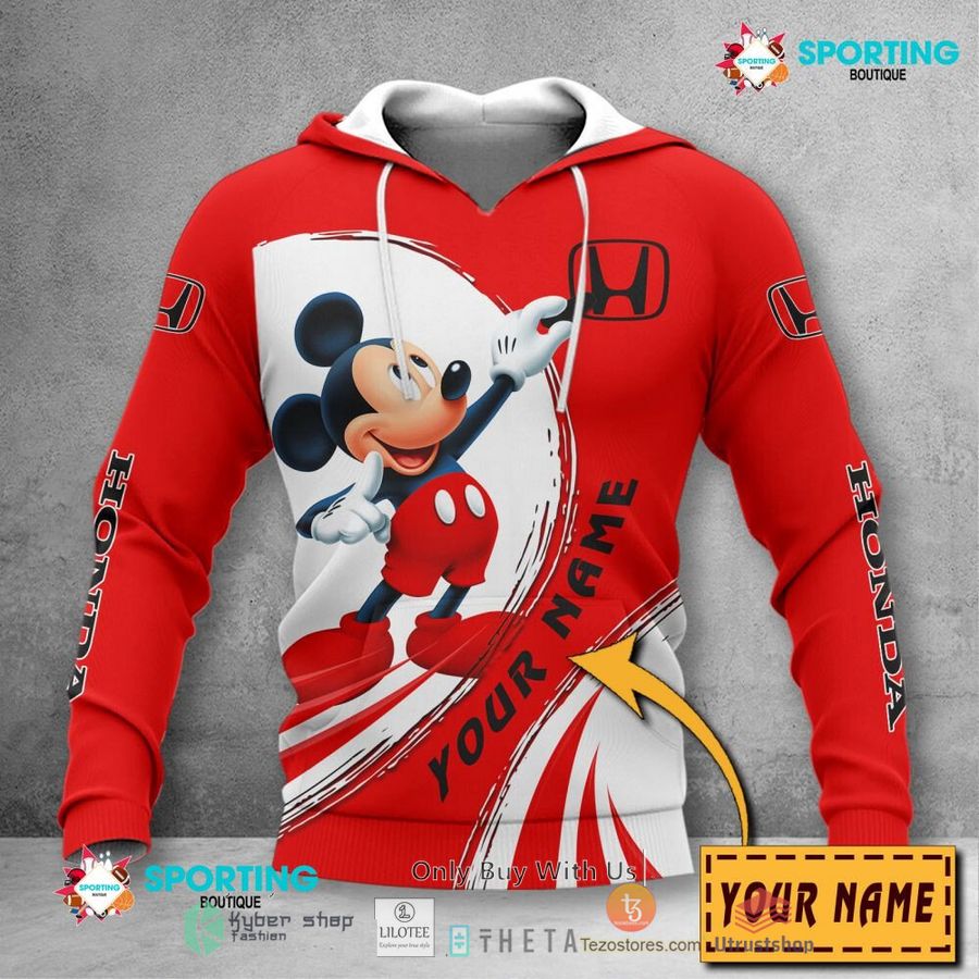 personalized honda mickey mouse car 3d shirt hoodie 2 82978