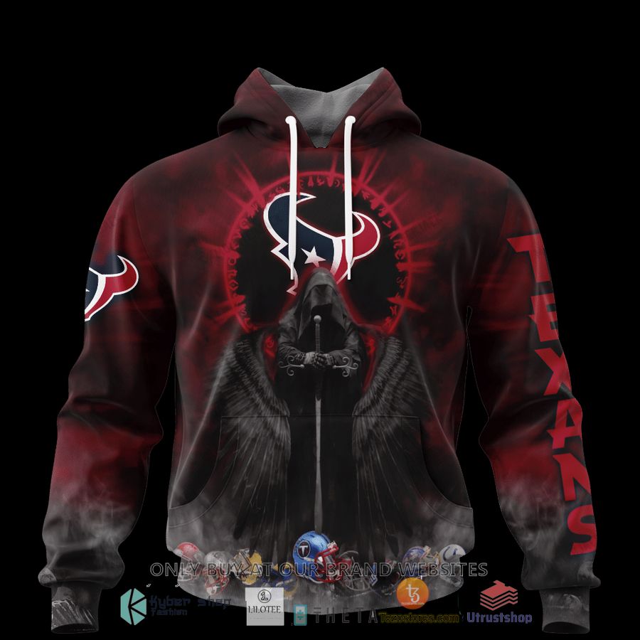 personalized houston texans dark angel 3d zip hoodie shirt 1 84387