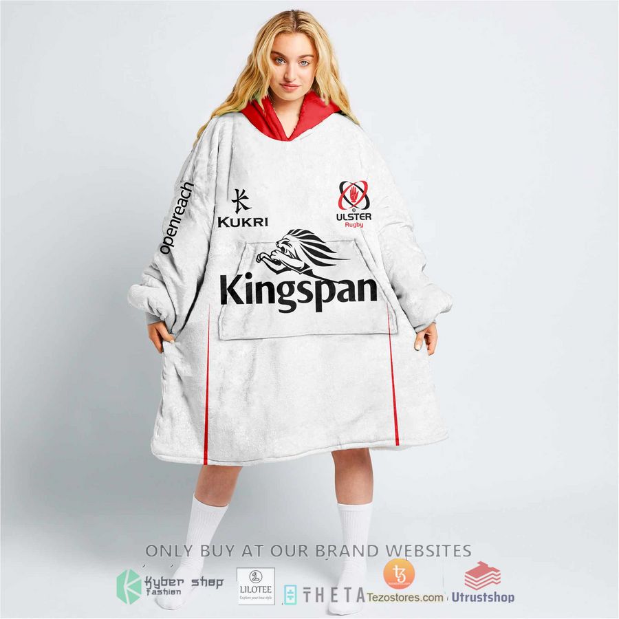 personalized ireland ulster rugby blanket hoodie 1 93178
