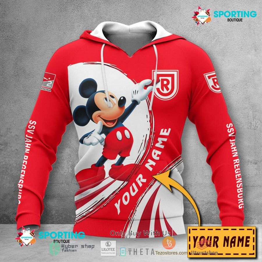 personalized jahn regensburg mickey mouse 3d shirt hoodie 2 74465