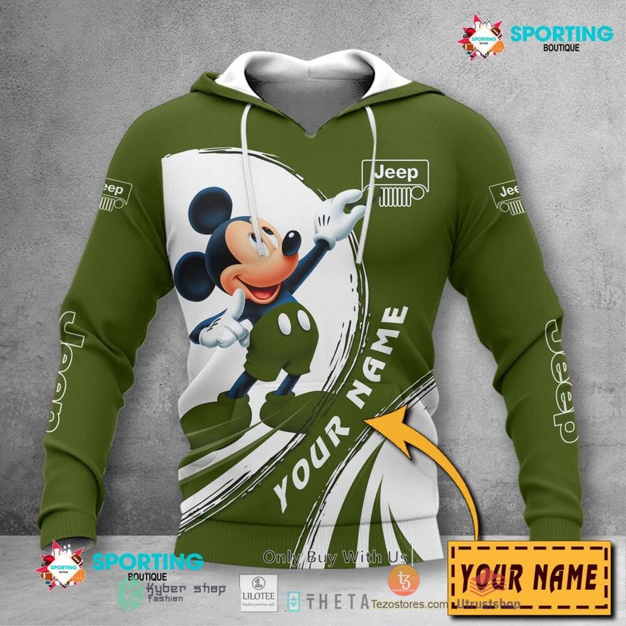 personalized jeep mickey mouse car 3d shirt hoodie 2 55090