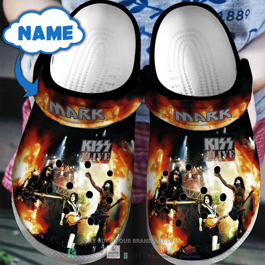 personalized kiss alive 2 crocband clog 1 1717