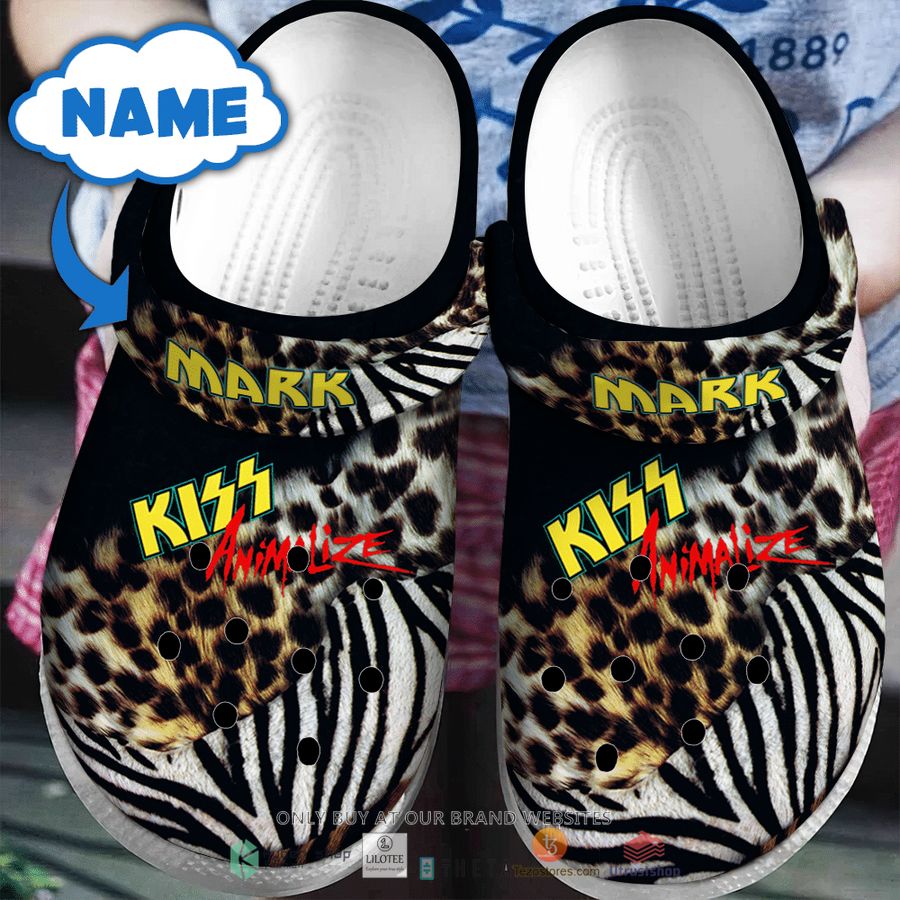 personalized kiss animalize crocband clog 1 68494