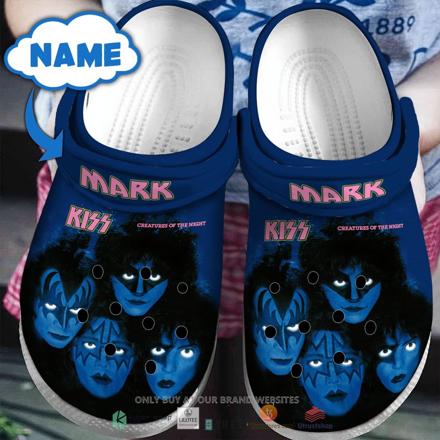 personalized kiss creatures of the night crocband clog 1 78540