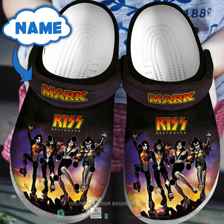 personalized kiss destroyer crocband clog 1 19477