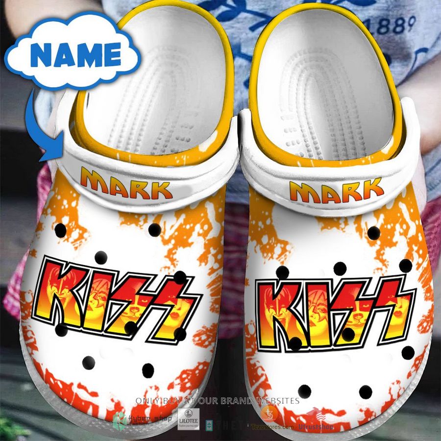 personalized kiss face members crocband clog 1 46337