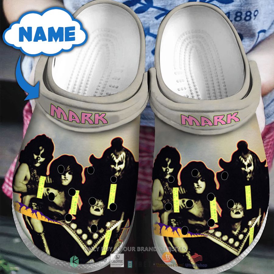 personalized kiss hotter than hell crocband clog 1 35242