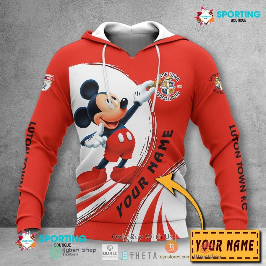 personalized luton town f c mickey mouse efl 3d hoodie shirt 2 68522