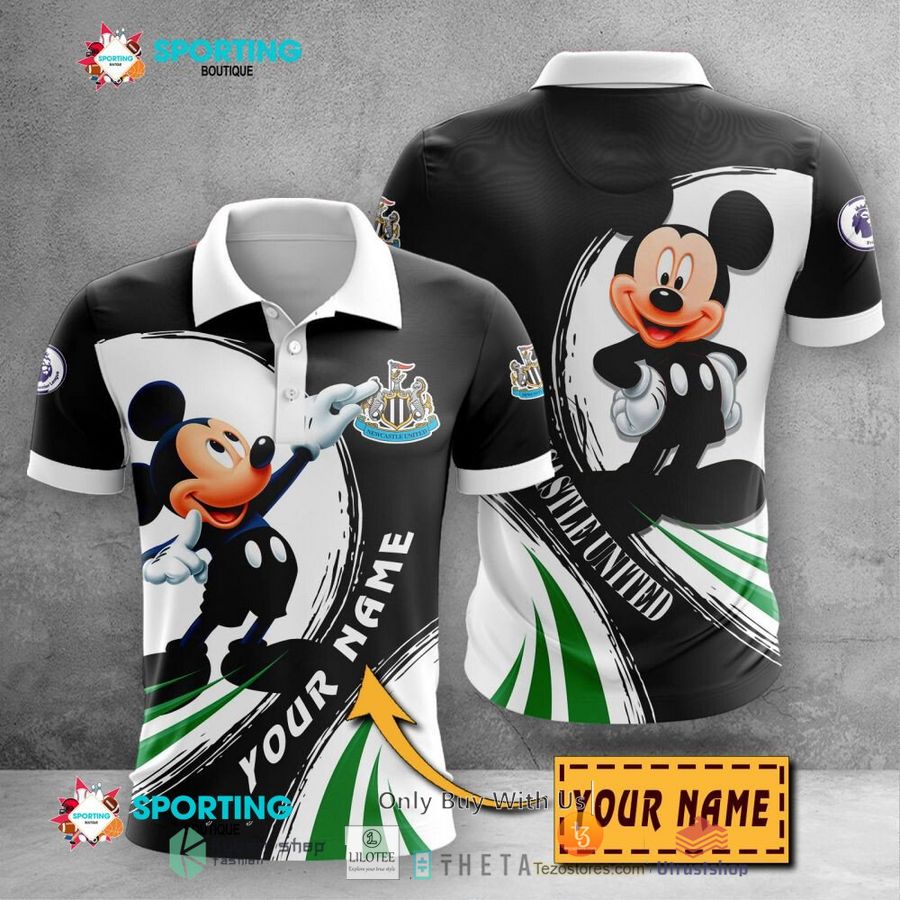 personalized newcastle united f c mickey mouse 3d shirt hoodie 1 97481