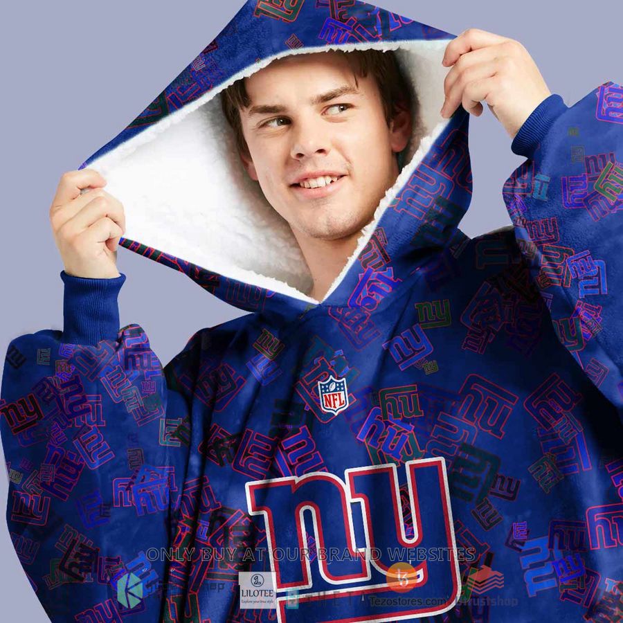 personalized nfl new york giants blanket hoodie 2 20143