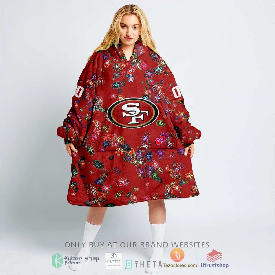 personalized nfl san francisco blanket hoodie 1 9216