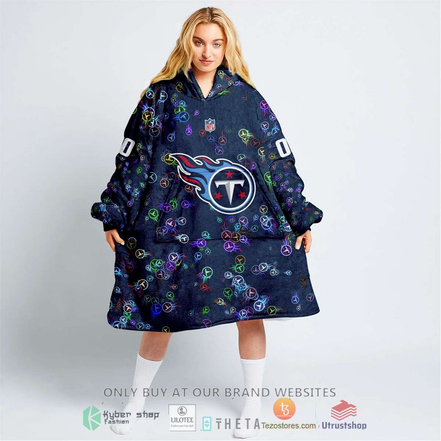 personalized nfl tennessee titans blanket hoodie 1 65972