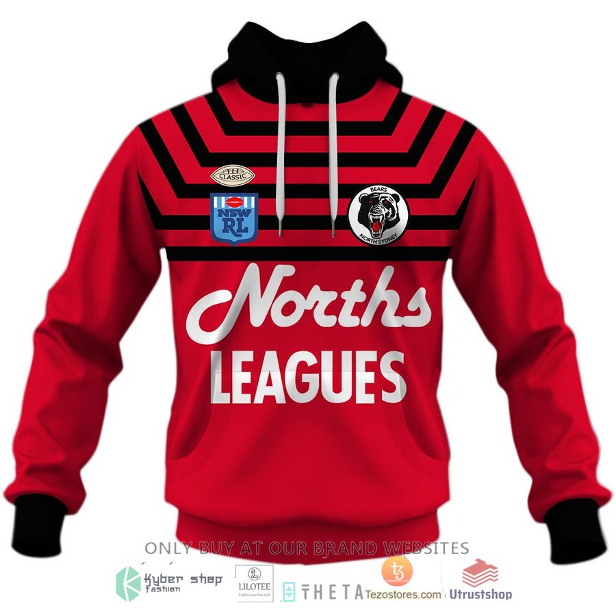 personalized north sydney bears 1991 vintage retro 3d hoodie shirt 1 7882