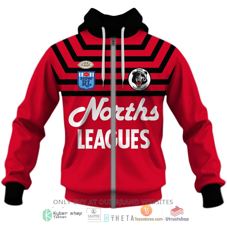 personalized north sydney bears 1991 vintage retro 3d hoodie shirt 2 82780
