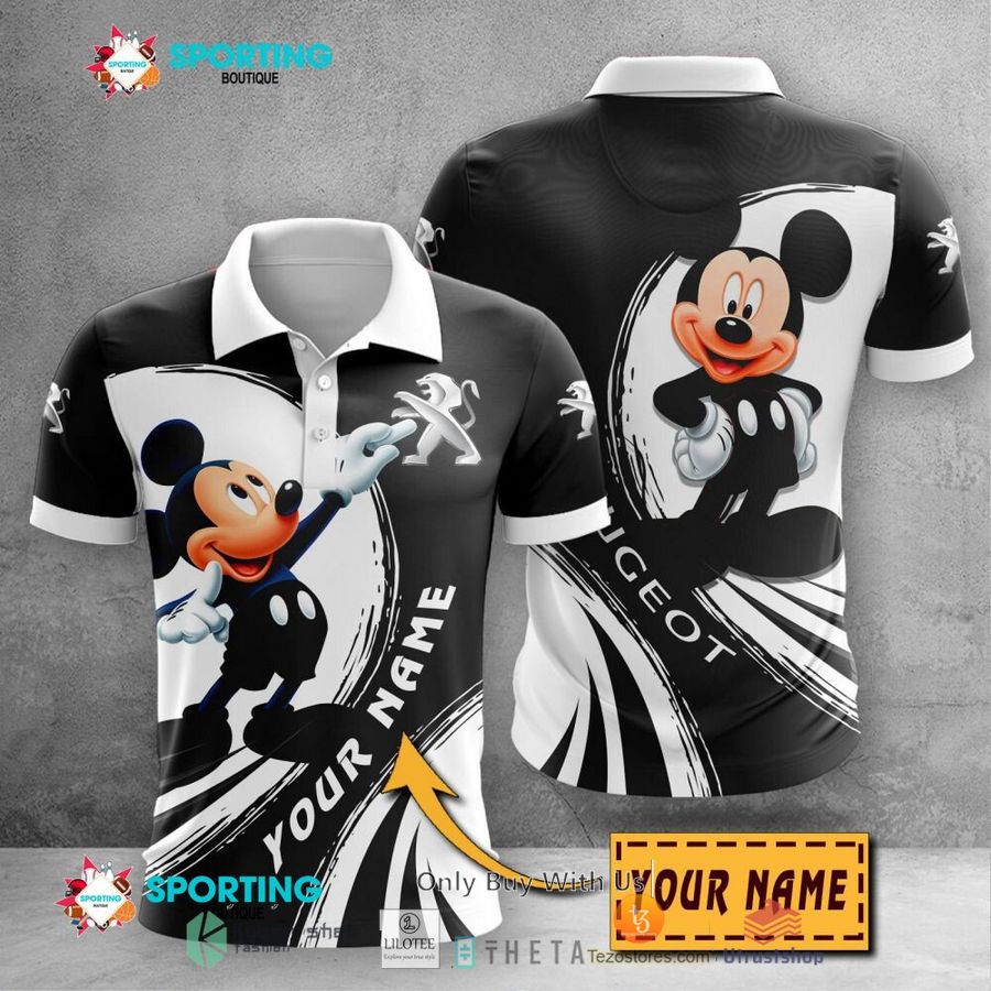 personalized peugeot mickey mouse car 3d shirt hoodie 1 3736