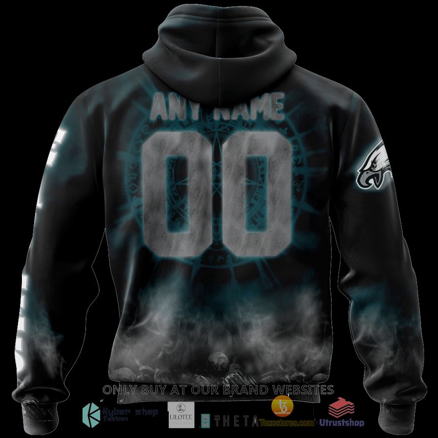 personalized philadelphia eagles dark angel 3d zip hoodie shirt 2 68018